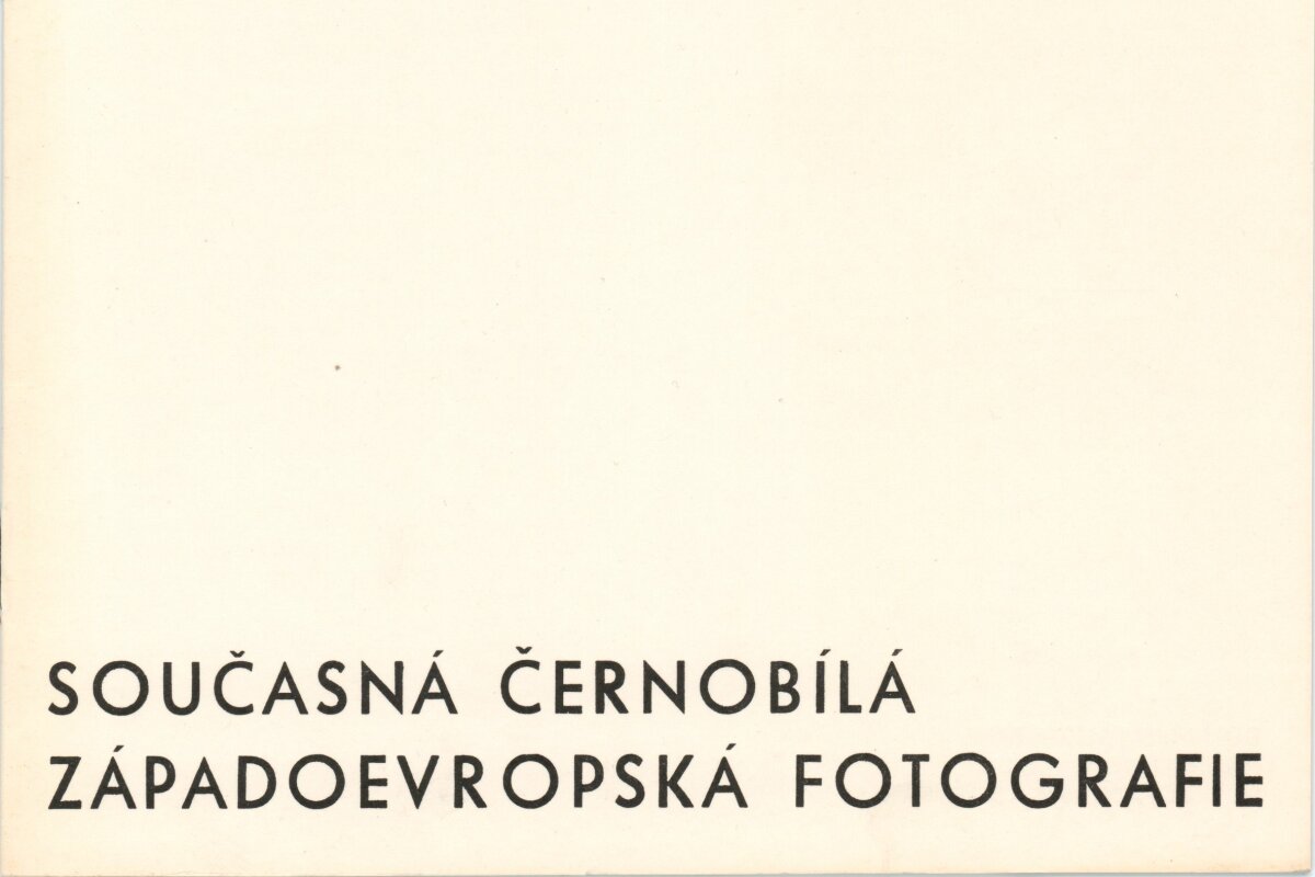 Současná černobílá západoevropská fotografie
